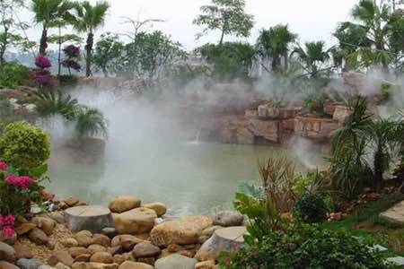 景觀(guān)噴霧造景