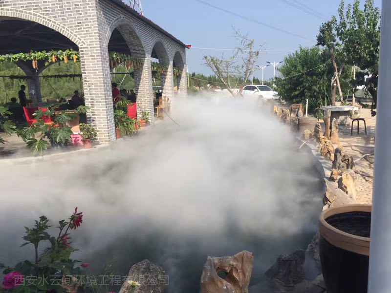 園林景觀(guān)造霧
