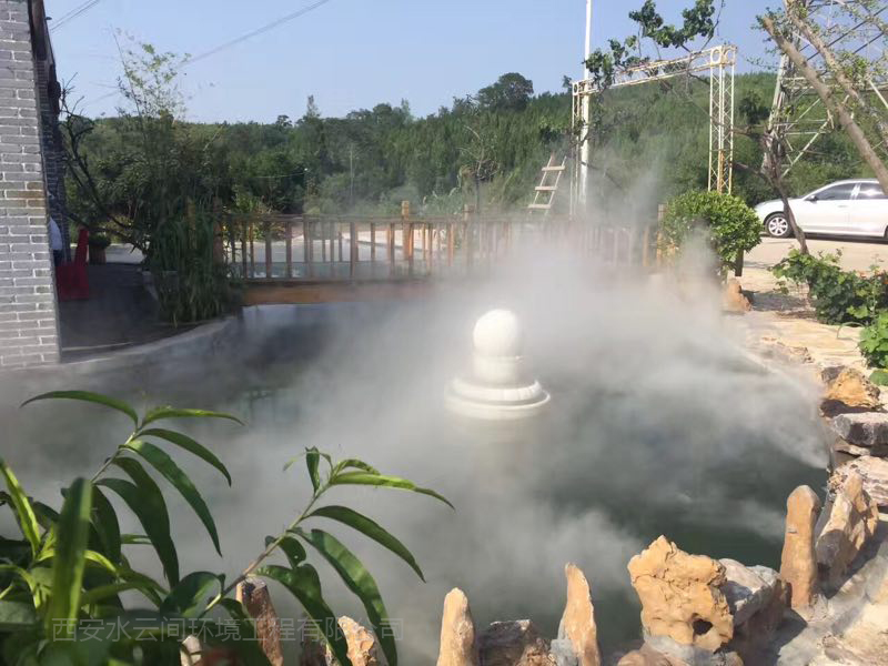 園林景觀(guān)造霧