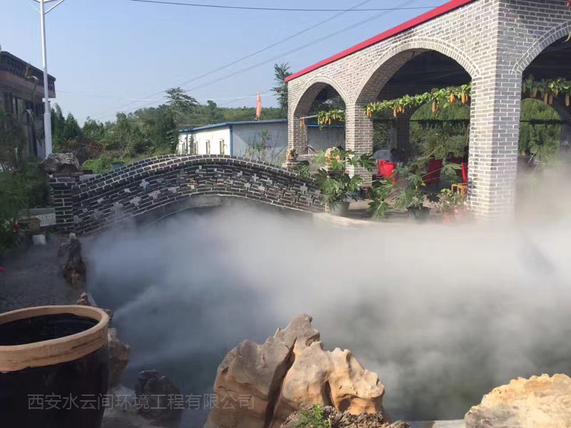 園林景觀(guān)造霧
