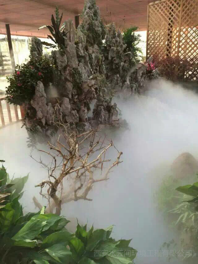 園林景觀(guān)造霧