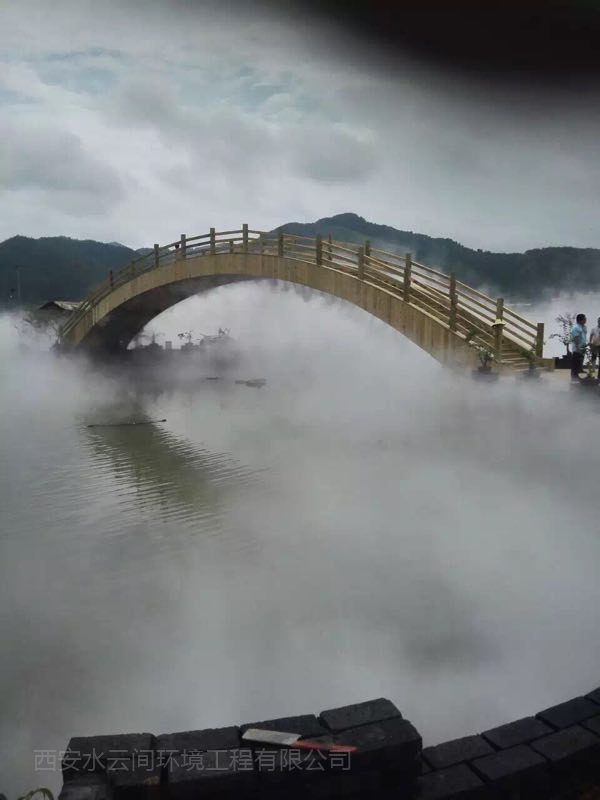 園林景觀(guān)造霧