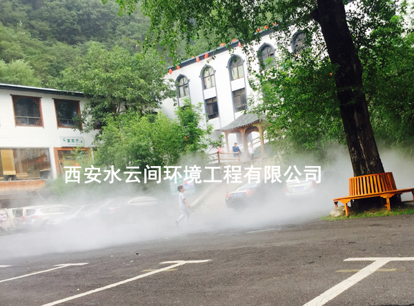 小區景觀(guān)造霧