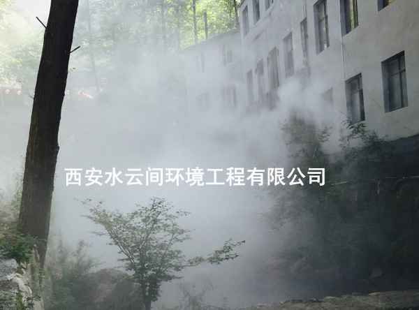 小區景觀(guān)造霧