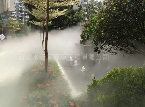 公園景觀(guān)造霧工程