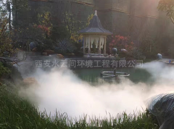 小區水景造霧