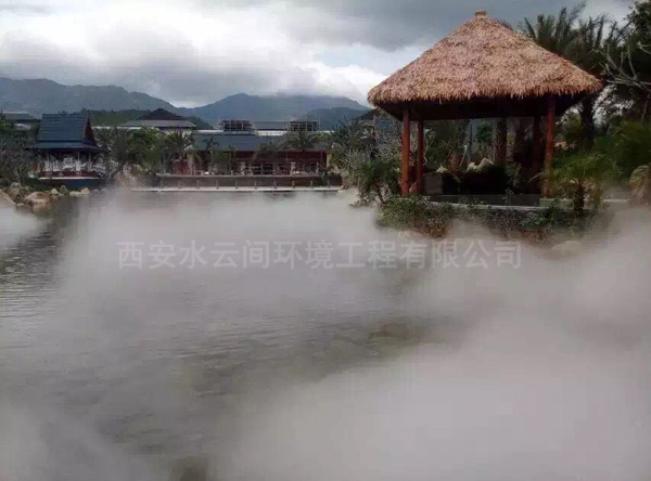 旅游景區噴霧造景