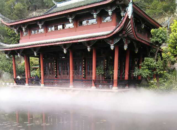 度假山莊人造霧景觀(guān)工程