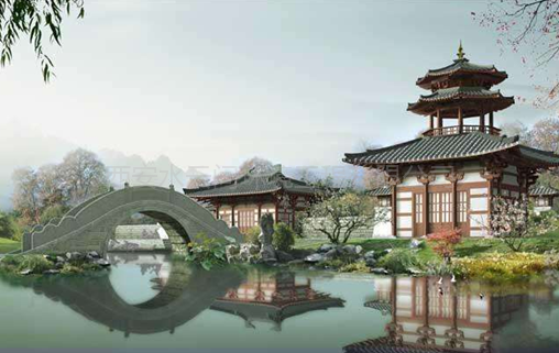 中國園林景觀(guān)水景