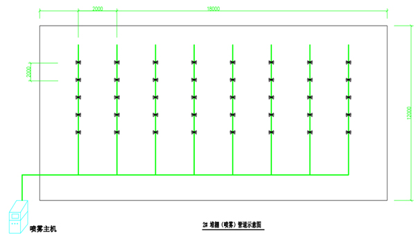 2#棚管線(xiàn)布置圖