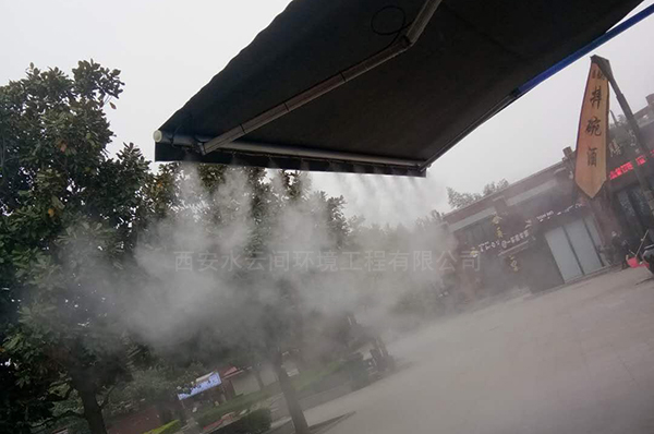 臨潼商業(yè)街店面門(mén)頭噴霧降溫