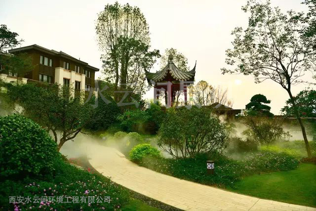 別墅霧噴景觀(guān)