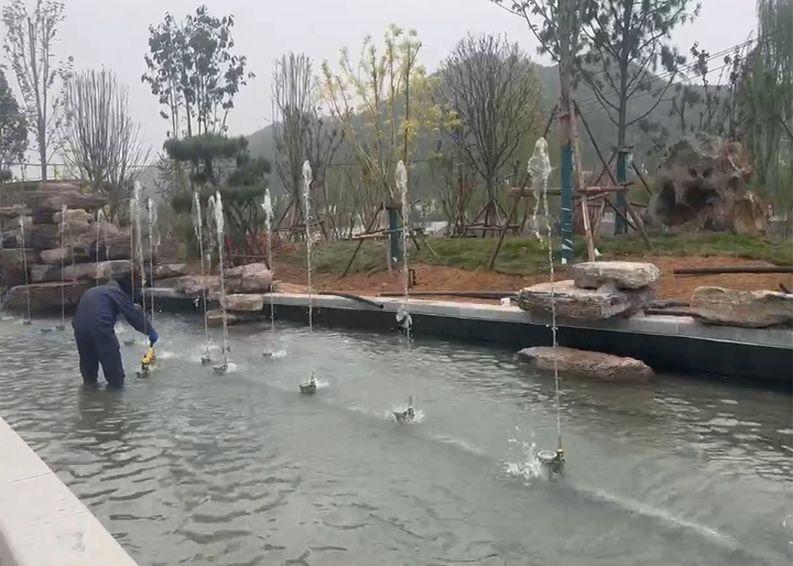 商洛 南秦公園景觀(guān)噴泉