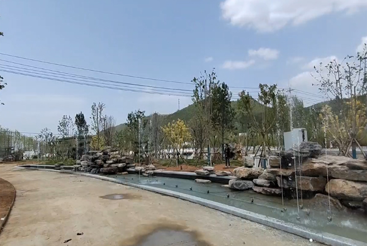 商洛 南秦公園景觀(guān)噴泉