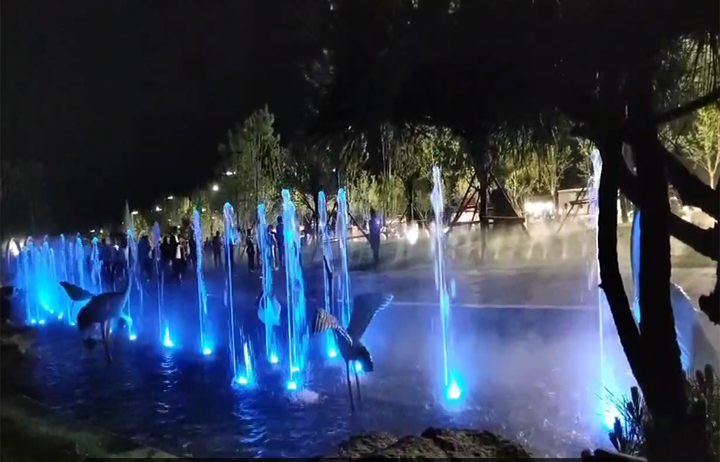 商洛 南秦公園景觀(guān)噴泉