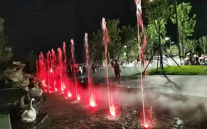 商洛 南秦公園景觀(guān)噴泉
