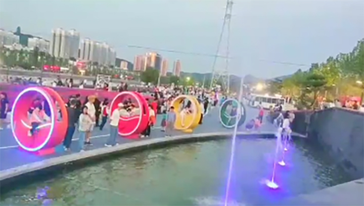 商洛 南秦公園景觀(guān)噴泉