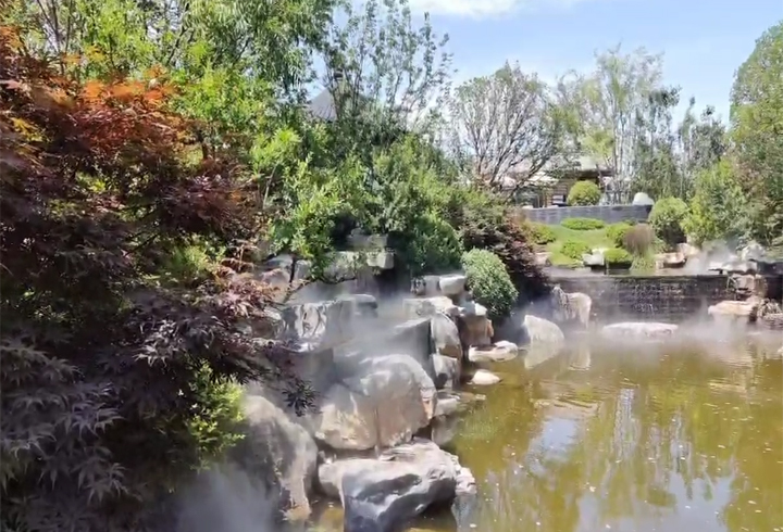 太白山唐鎮度假區噴霧景觀(guān)-噴霧造景的奇妙魅力